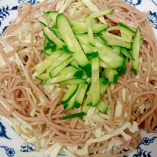 キャベ蕎麦　ダイエットに。